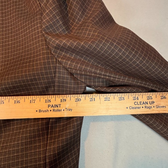 Jones New York Blazer Skirt Suit Set Women's 16 Brown Two Piece Career Outfit - Picture 9 of 16